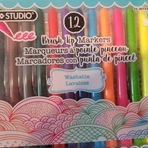 Back to school! Studio brush tip markers(12)